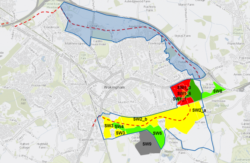 south wokingham development