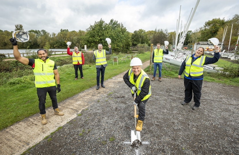 parry breaks ground