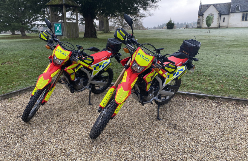 offroad police bikes